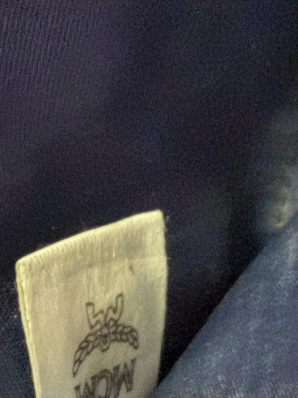 Pretty MCM blue zipper wallet!!!